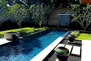 Pool, Fish Pond and Garden Area